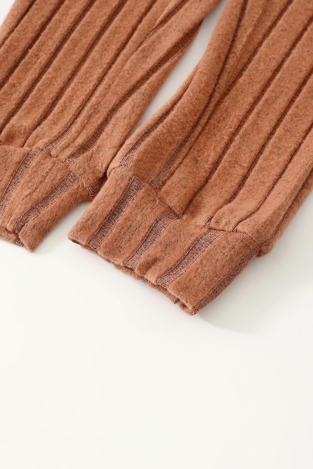 2 Piece Girl Clothes Pants Set Outfits Ribbed Knit Short Sleeve T-Shirt and Active Sweatpants Size 4-12 Years - Image 6