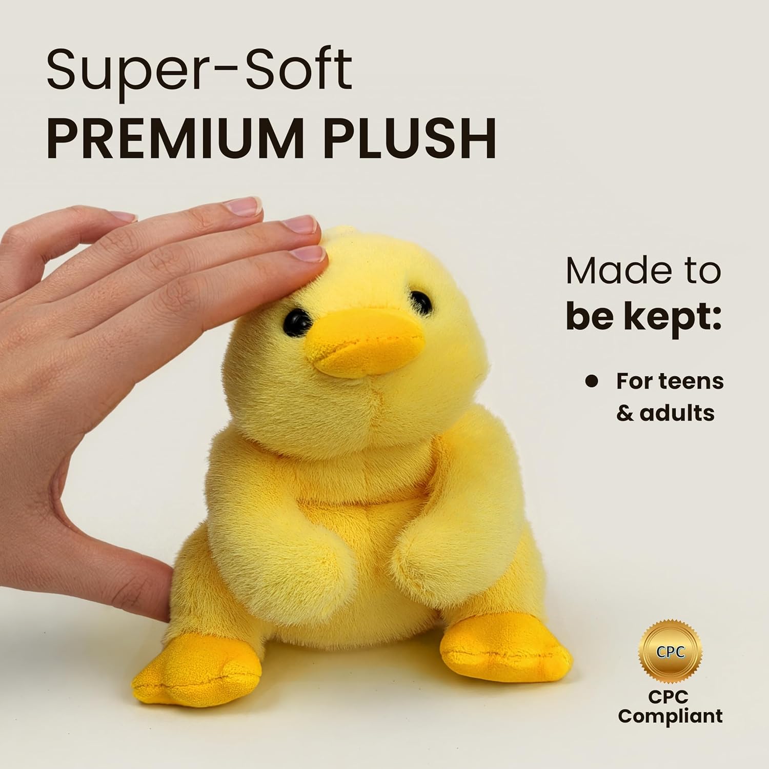 Life Box Duck - Emotional Support Duck Plush for Adults & Teens, Weighted Duck Stuffed Animal Gift with Story Card & Gift Box, Thoughtful Duck for New Beginnings, Graduation, New Job, Moving