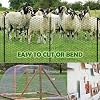 Chicken Netting Wire Mesh Roll, 60cm x 5m Galvanized Hexagonal Chicken Wire Mesh Garden Netting for Home Crafts Projects, Vegetables Protection, 25mm Hole, Easy to Cut (Galvanized Silver)