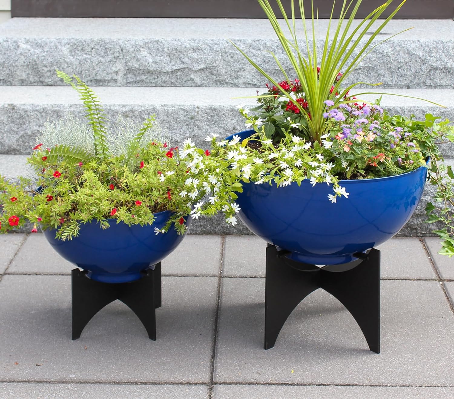 Norma II Planter- French Blue Bowl