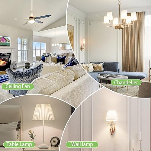 Miniatura 7 de hansang Bombilla LED GU24 equivalente a 9 W, 100 W, bombilla de dos clavijas en forma A19 4000K blanco natural, base de bloqueo giratorio GU24