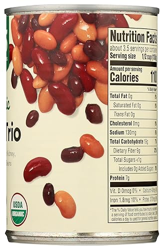Miniatura 7 de 365 by Whole Foods Market Frijoles orgánicos estables para estantes trío de frijoles una mezcla de riñón orgánico pinto y frijoles negros 15 onzas