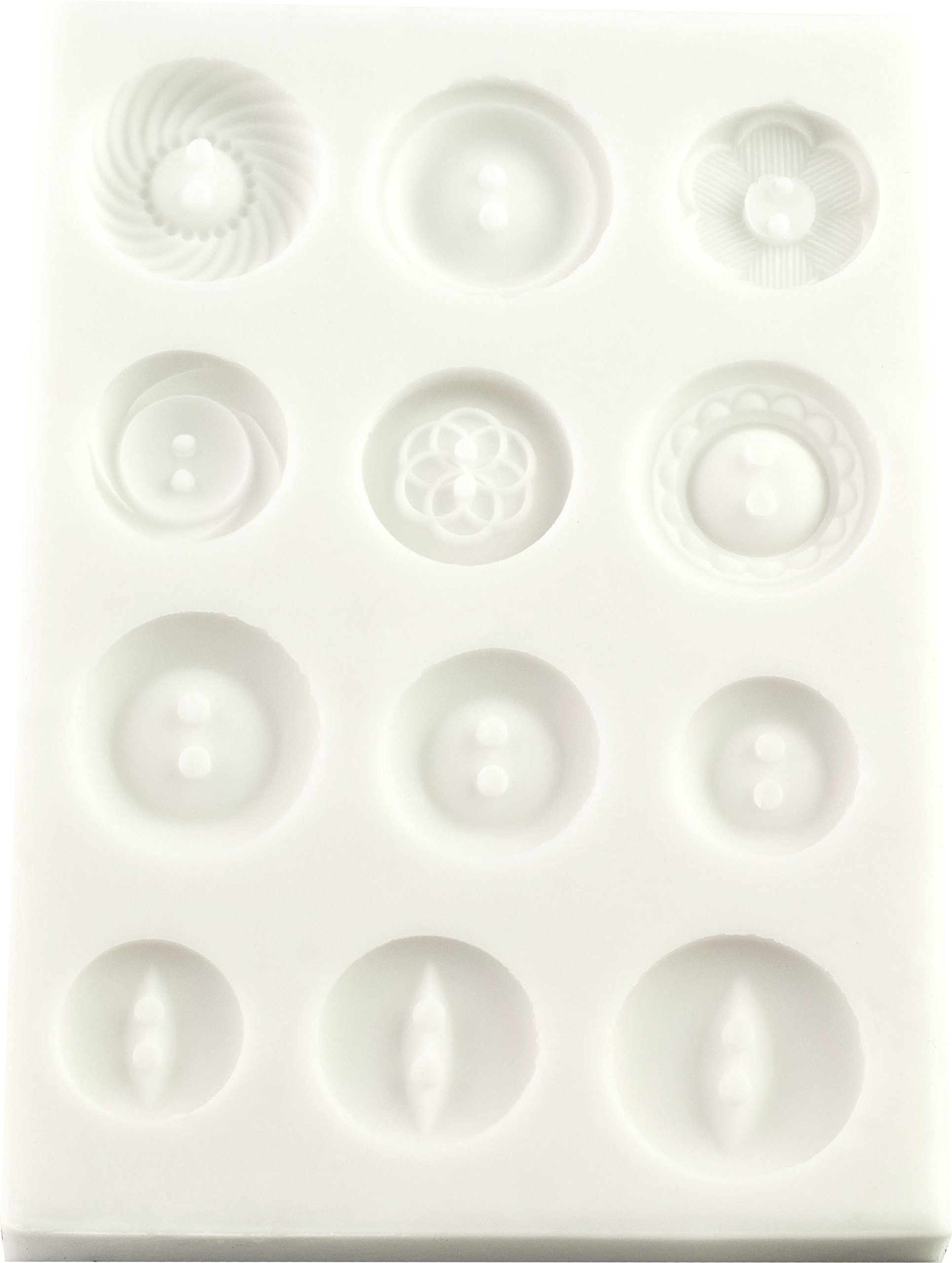 FPCPlain Buttons' Silicone Mould