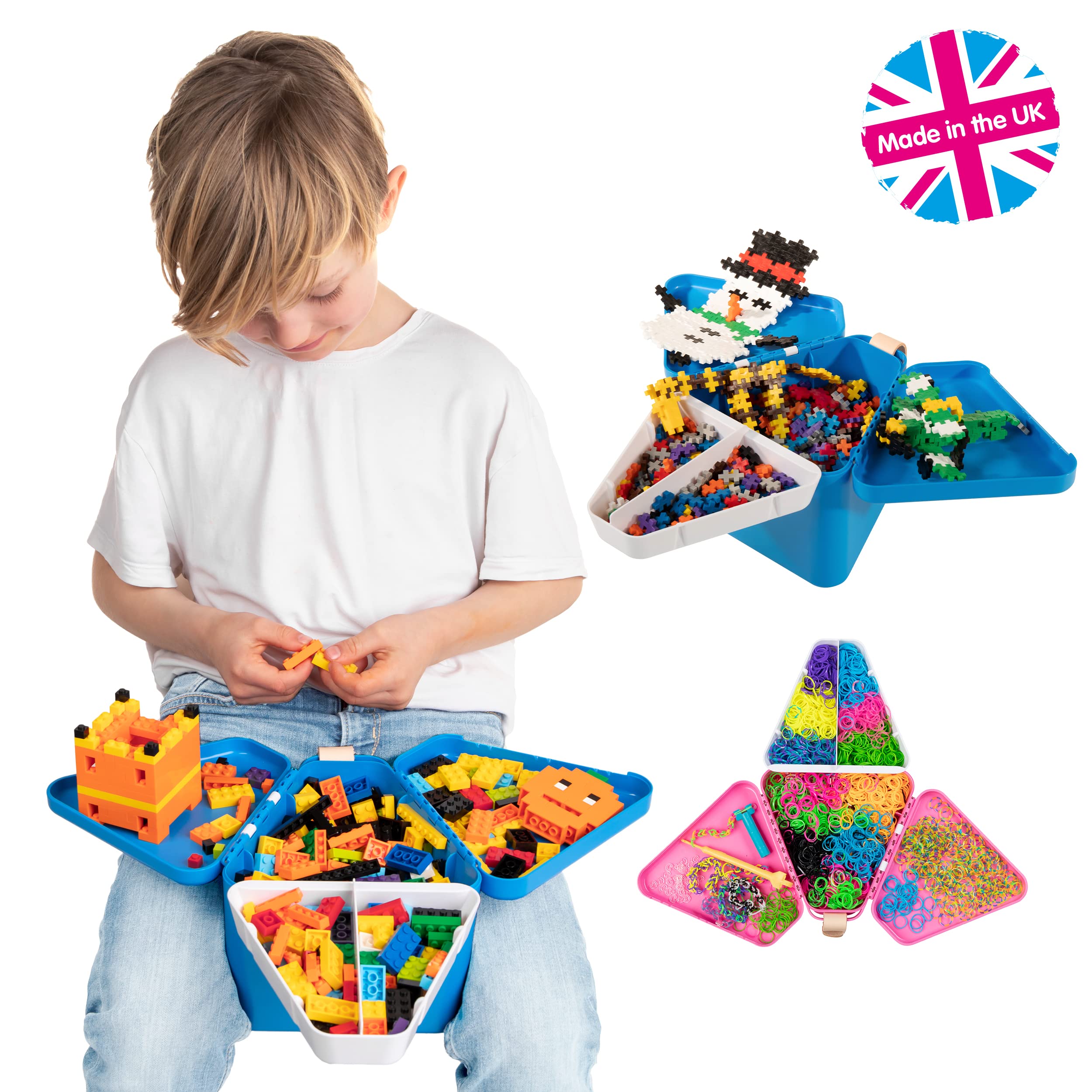 Trunki TeeBee Taca podróżna dla dzieci i pudełko do zabawy dla dzieci - taca samochodowa do podróży