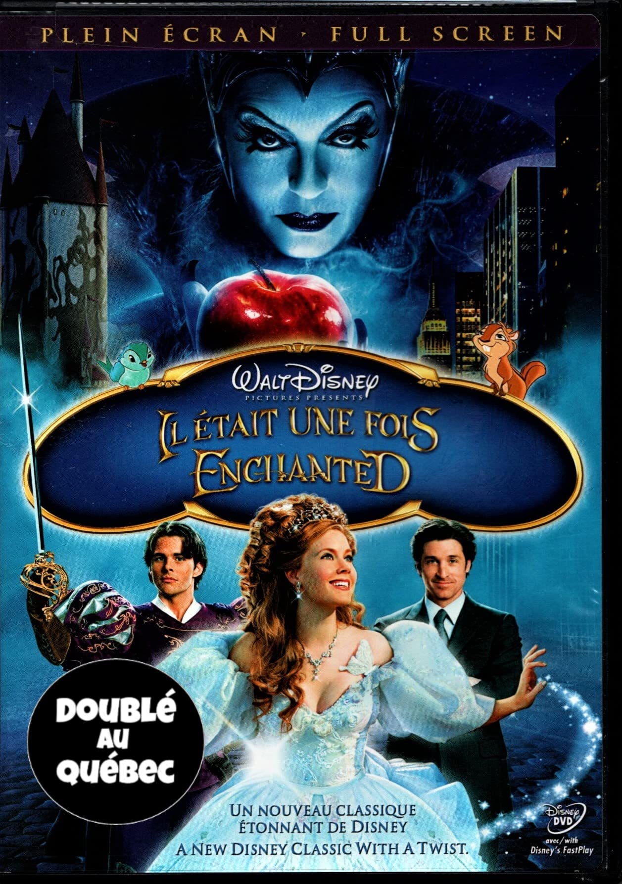 Il Était Une Fois - Enchanted (English/French) 2007 (Full Screen) Doublé au Québec [DVD]