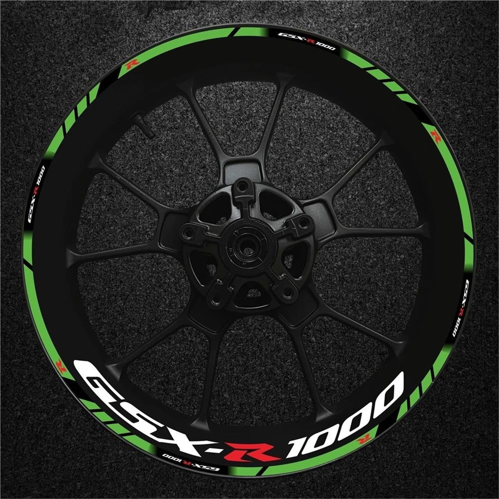 Wheel Stickers Motorcycle Reflective Wheel Decal for Suzuki GSXR1000 GSXR GSX-R 1000 GSX-R1000 Rim Stripe Decals Hub Stickers Rim Reflective Decal