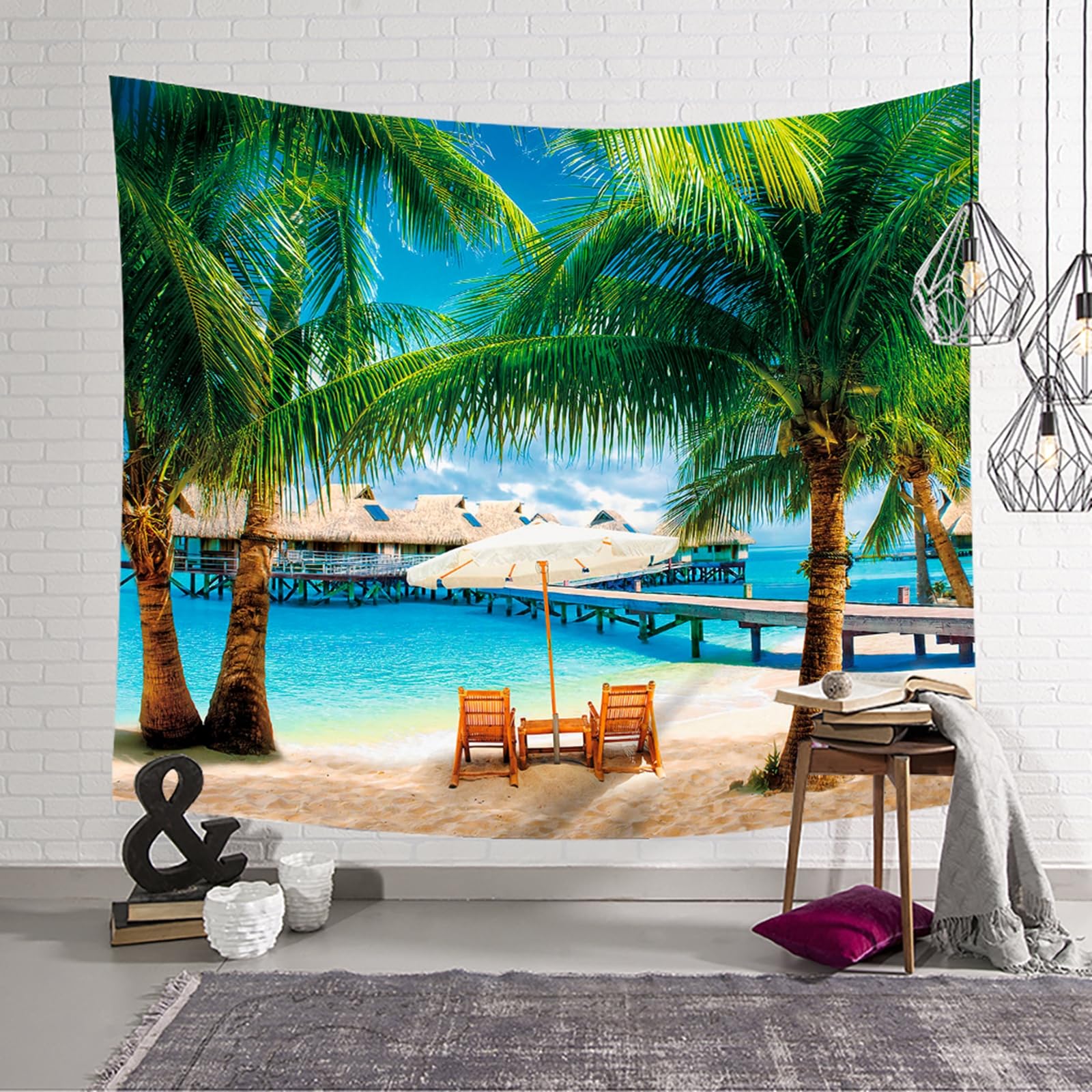 RDSGYZ Dywan ścienny z motywem, duży, 350 x 256 cm, dekoracja ścienna do pokoju dziecięcego, sypialni, salonu