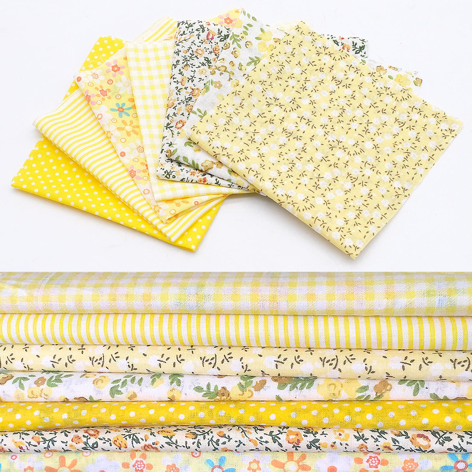 LICHENGTAI 8 stuks katoenen patchwork stoffen 50 x 50 cm