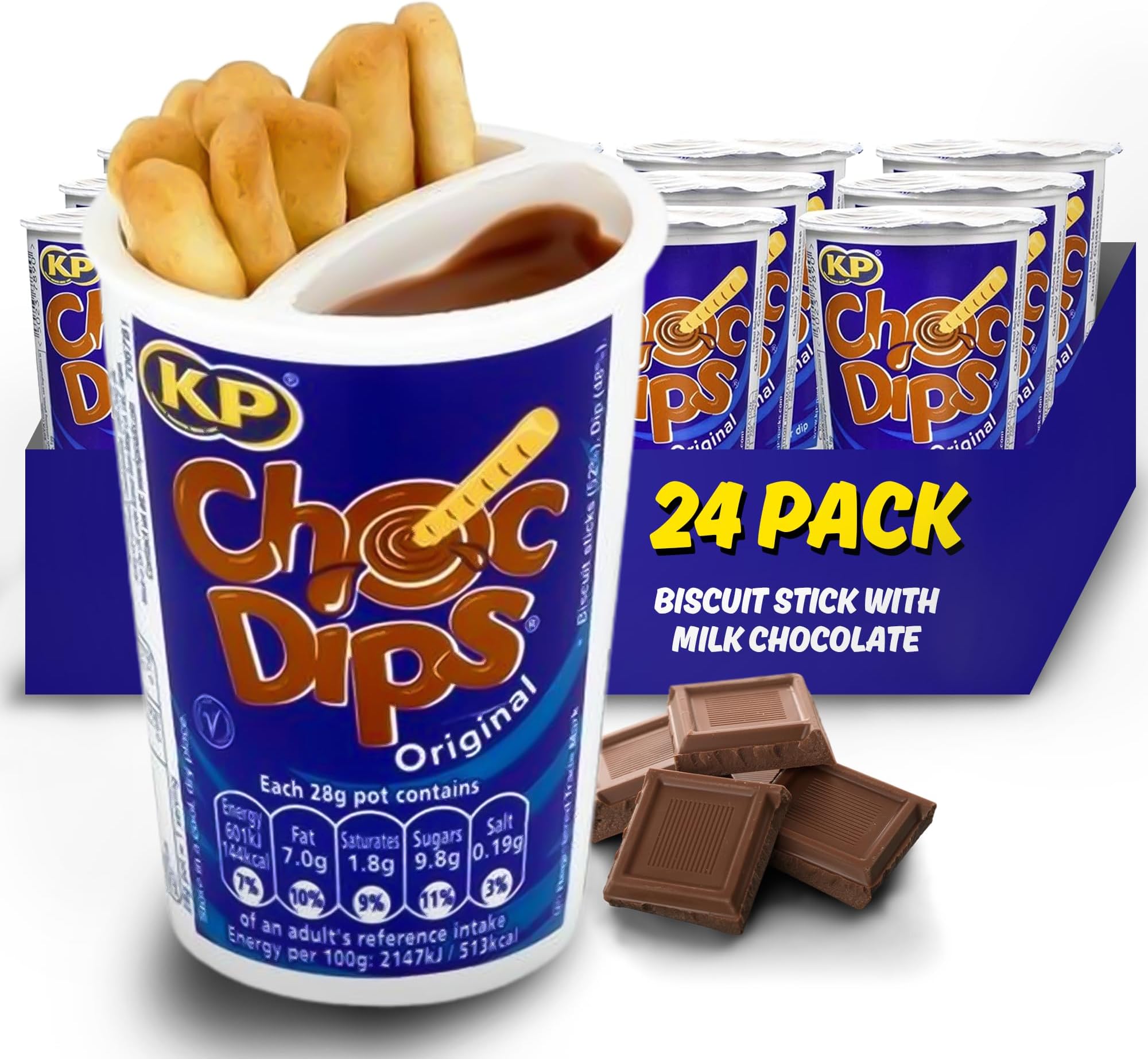 KP Chocolate Dips - 24 Pack