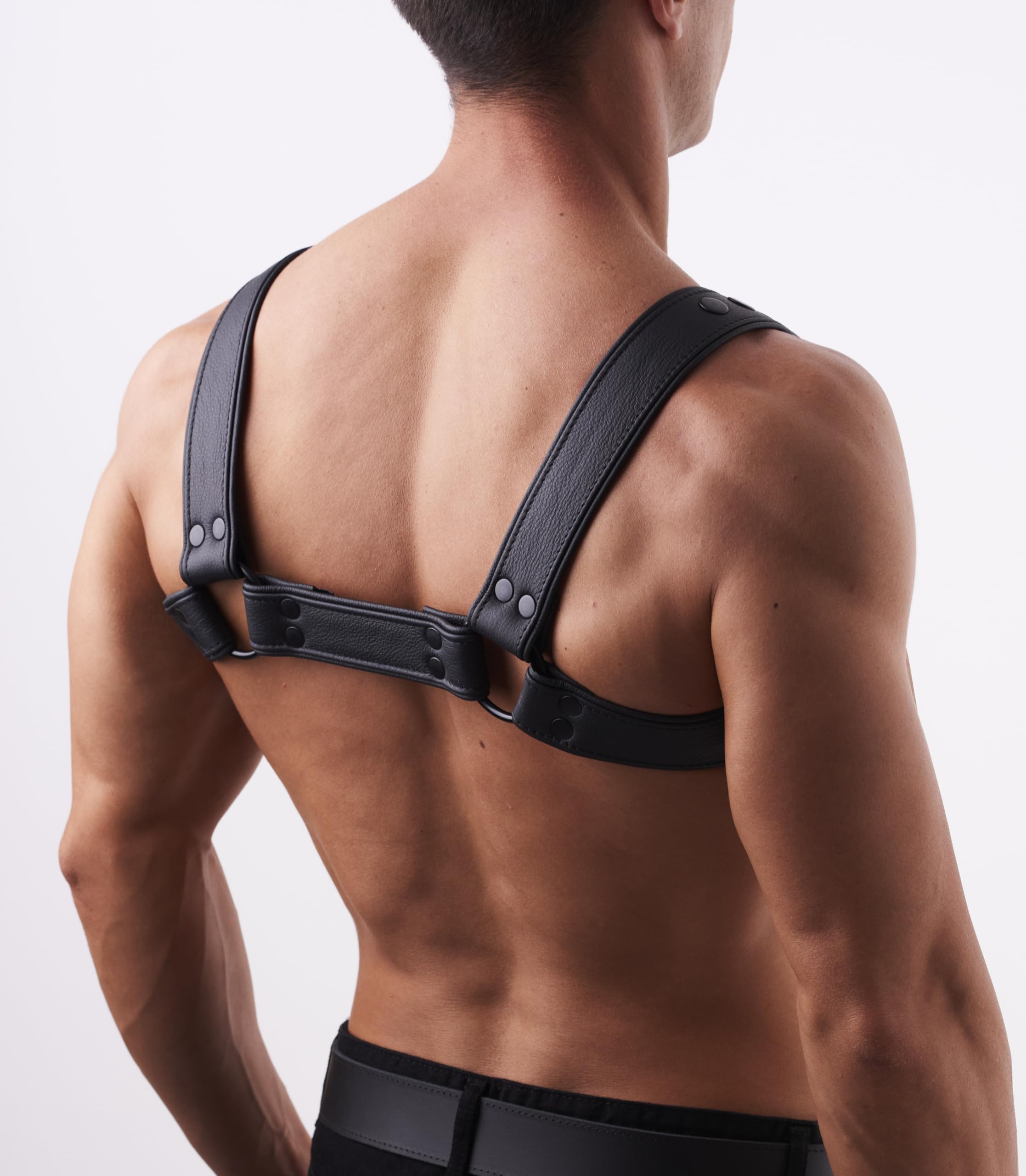 Premium BDSM Bondage Leder Brust Harness L-XL