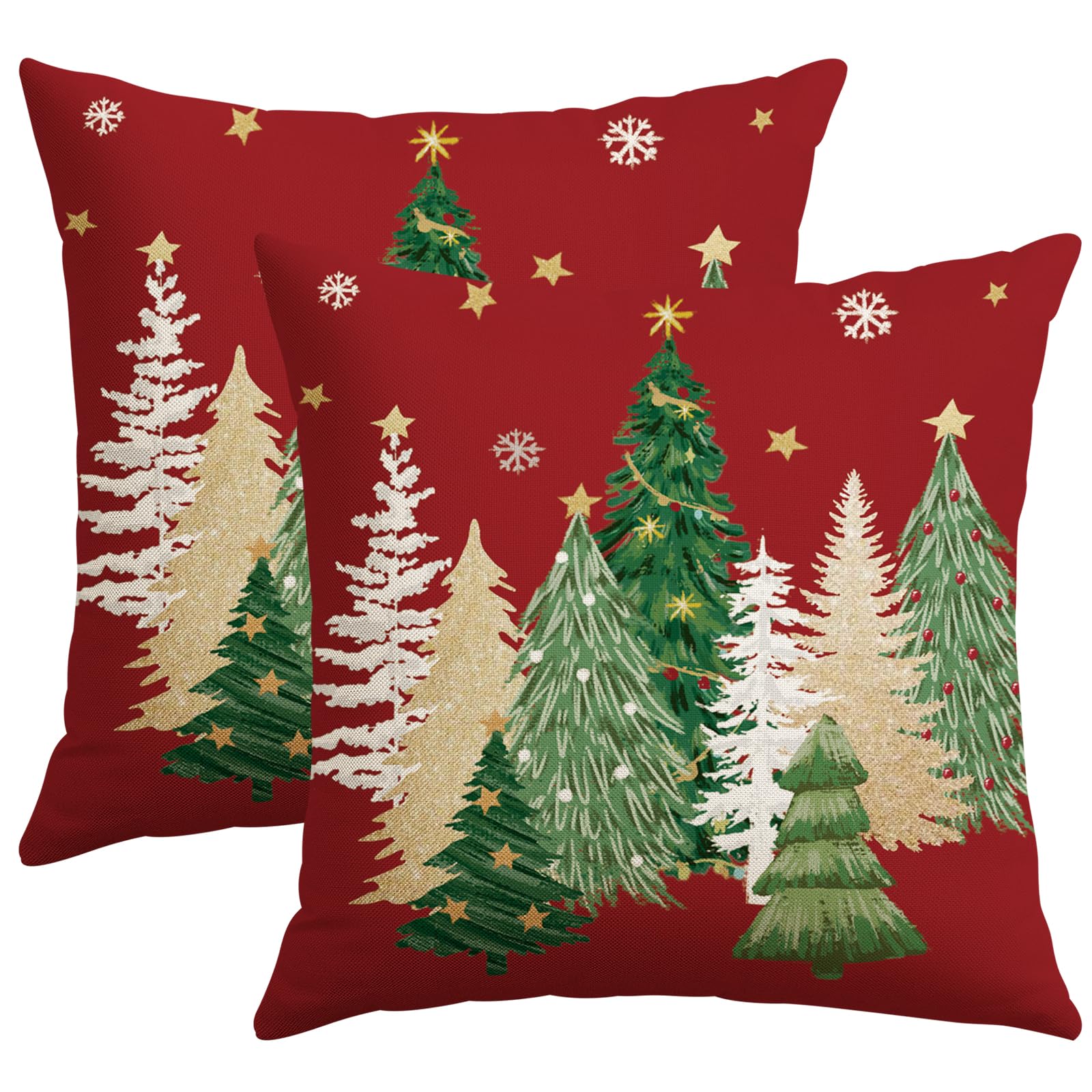 Housses de coussin de Noël rouge pour sublimer votre canapé de salon pendant les fêtes