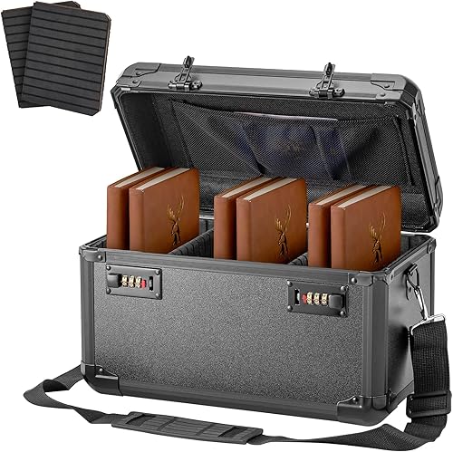 Miniatura 9 de Caja de bloqueo de aleación de aluminio con código, caja de almacenamiento con cerradura para medicamentos, efectivo, teléfono y objetos de valor, a