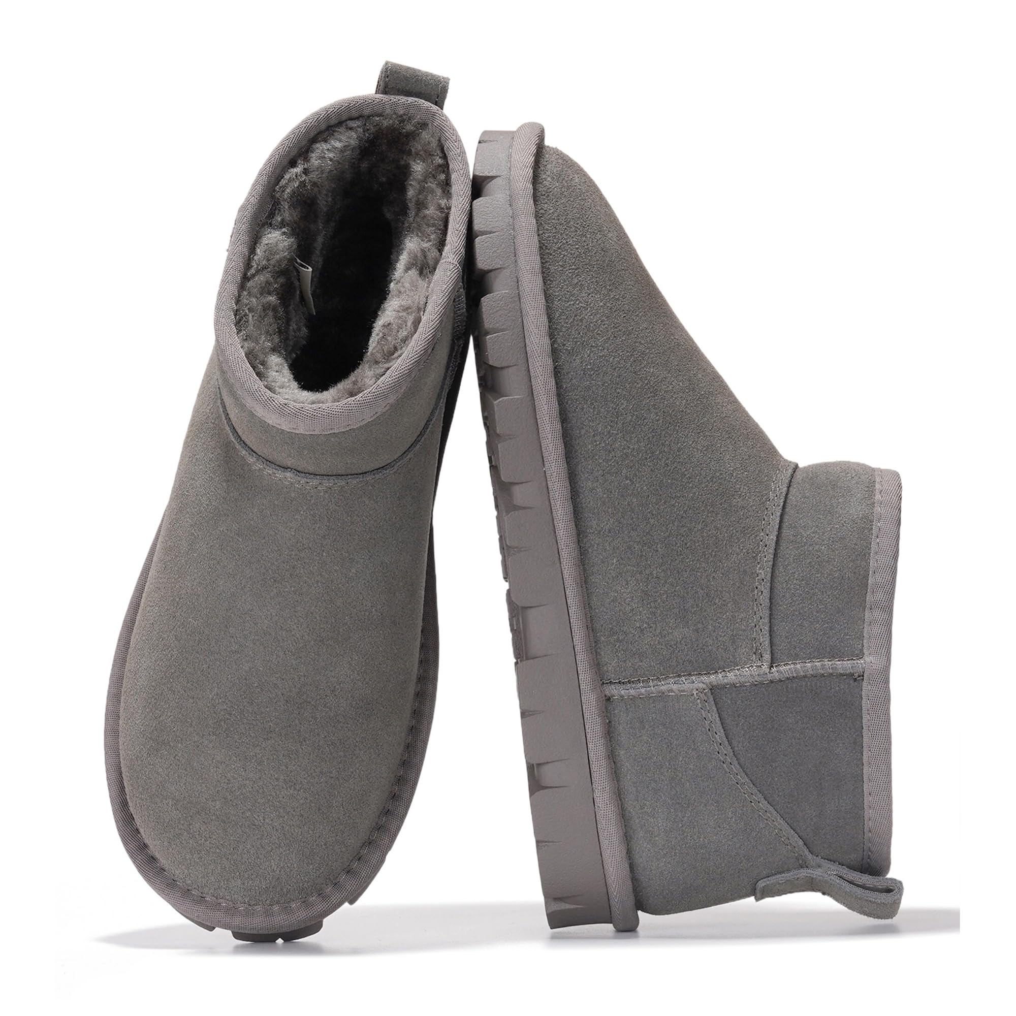 Project Cloud 100% Genuine Leather Ankle Boots for Women – Water Resistant Womens Boots with Memory Foam Insole – Comfortable Fall Shoes for Women