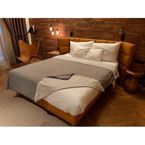 Waterproof Blanket Large – Soft and Cozy Leakproof Waterproof Throw Blanket Against Accidents, Water Proof & Stain Resistant Easy to Clean Throw Blanket Cover, Reversible Grey 80”x90”