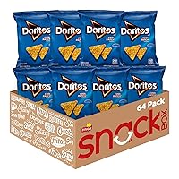 Vista 10 de Doritos Chips de tortilla saborizados, queso nacho, 1 onza (paquete de 104)