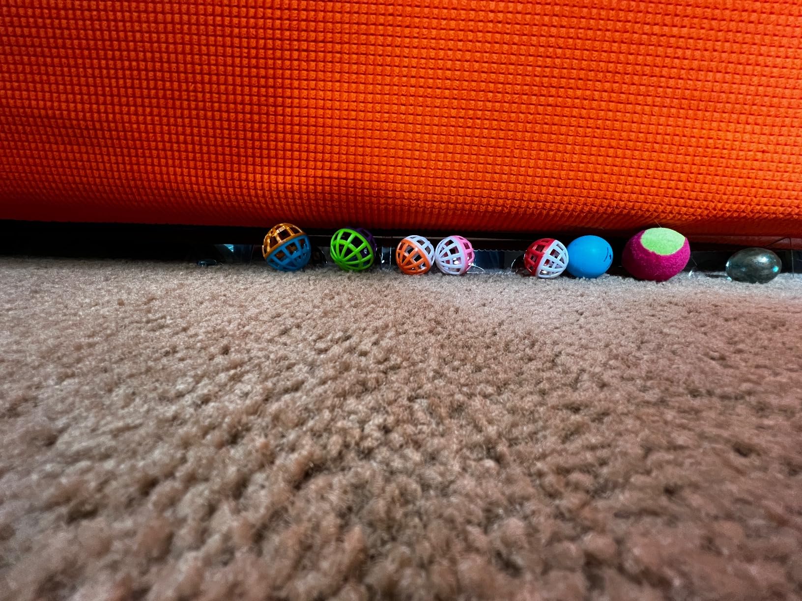 4/mo Finance 16 Pack Clear Toy Blockers for Furniture, 16" L x 1.6