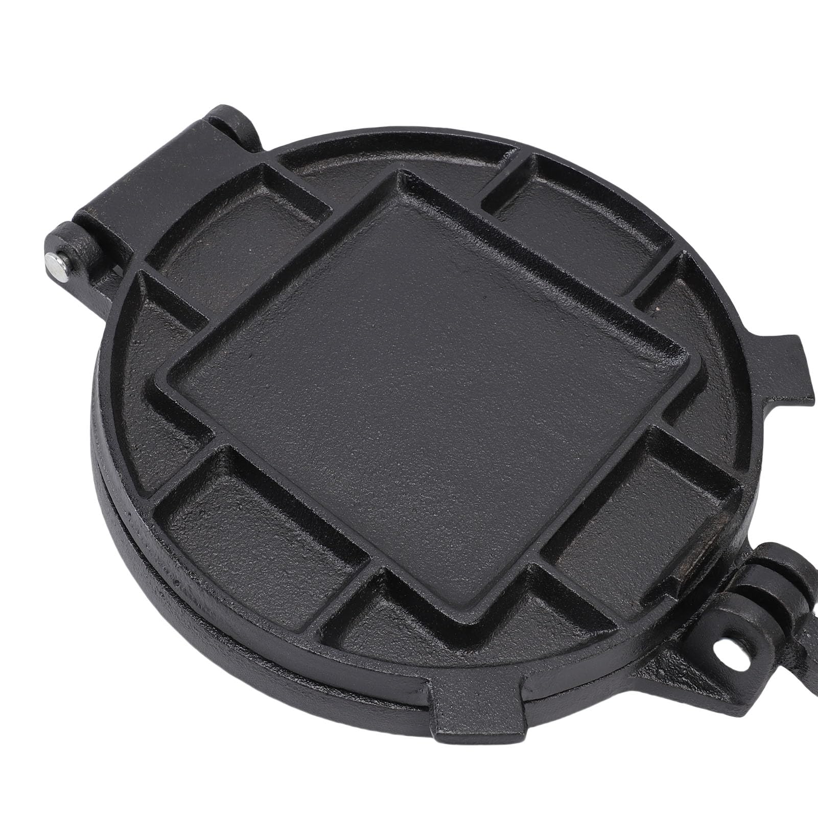LiebeWH Tortilla-Presse, 7,3 Zoll, Gusseisen, Manueller Tortilla-Maker, Robuste Pfannkuchenpresse für Zuhause, Küche, Camping, Flache Teigpresse für Quesadilla-Mehl, Kochen, Familien-Grillpartys
