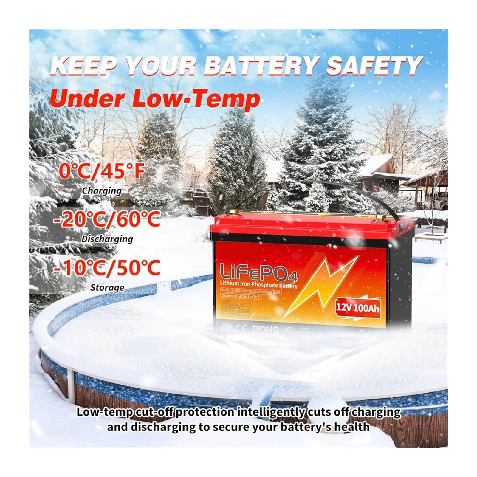 6Ah 10Ah 12Ah 20Ah 30Ah 12V 100Ah LiFePO4 Batteria BMS 200Ah 300Ah Batteria Ricaricabile Al Litio Ferro Fosfato Bateria(12V 6Ah)