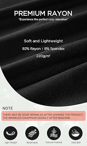 Miniatura 6 de ODODOS - Pantalones palazzo de pierna ancha para mujer, pantalones informales ligeros, holgados y cómodos con bolsillos, pantalones de pijama o para