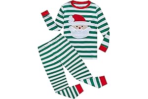 Christmas Pajamas for Little Boys, Super Soft 100% Cotton Pjs