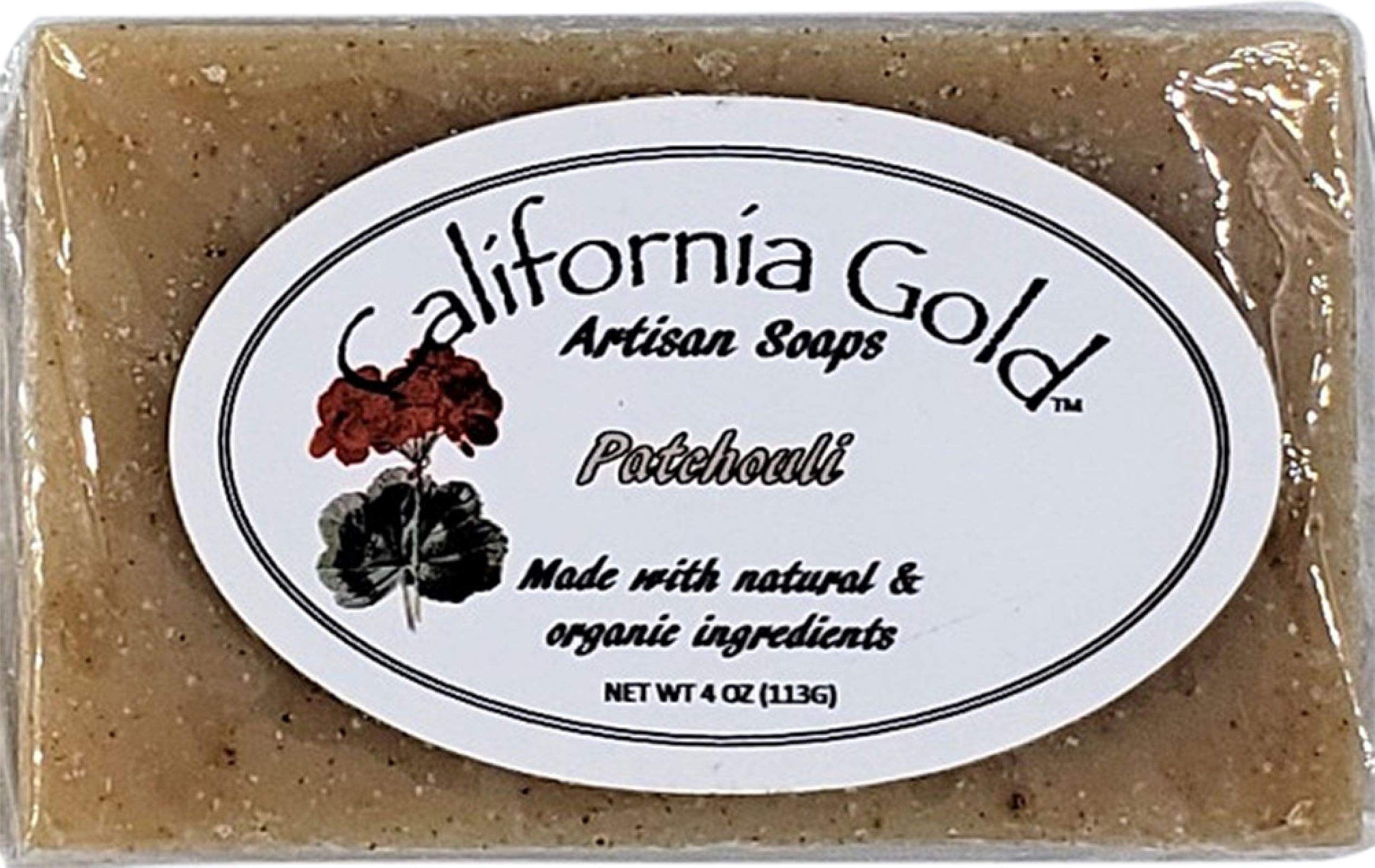 California Gold Artisan SoapsPatchouli Bar Soap 1-4oz. Bar