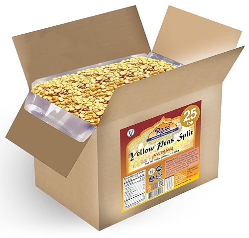 Miniatura 54 de Rani Yellow Peas Split, Dry (Vatana, Matar) 32 oz (2 libras) 31.99 oz ~ Todo natural Vegano Apto para gluten Producto de Estados Unidos