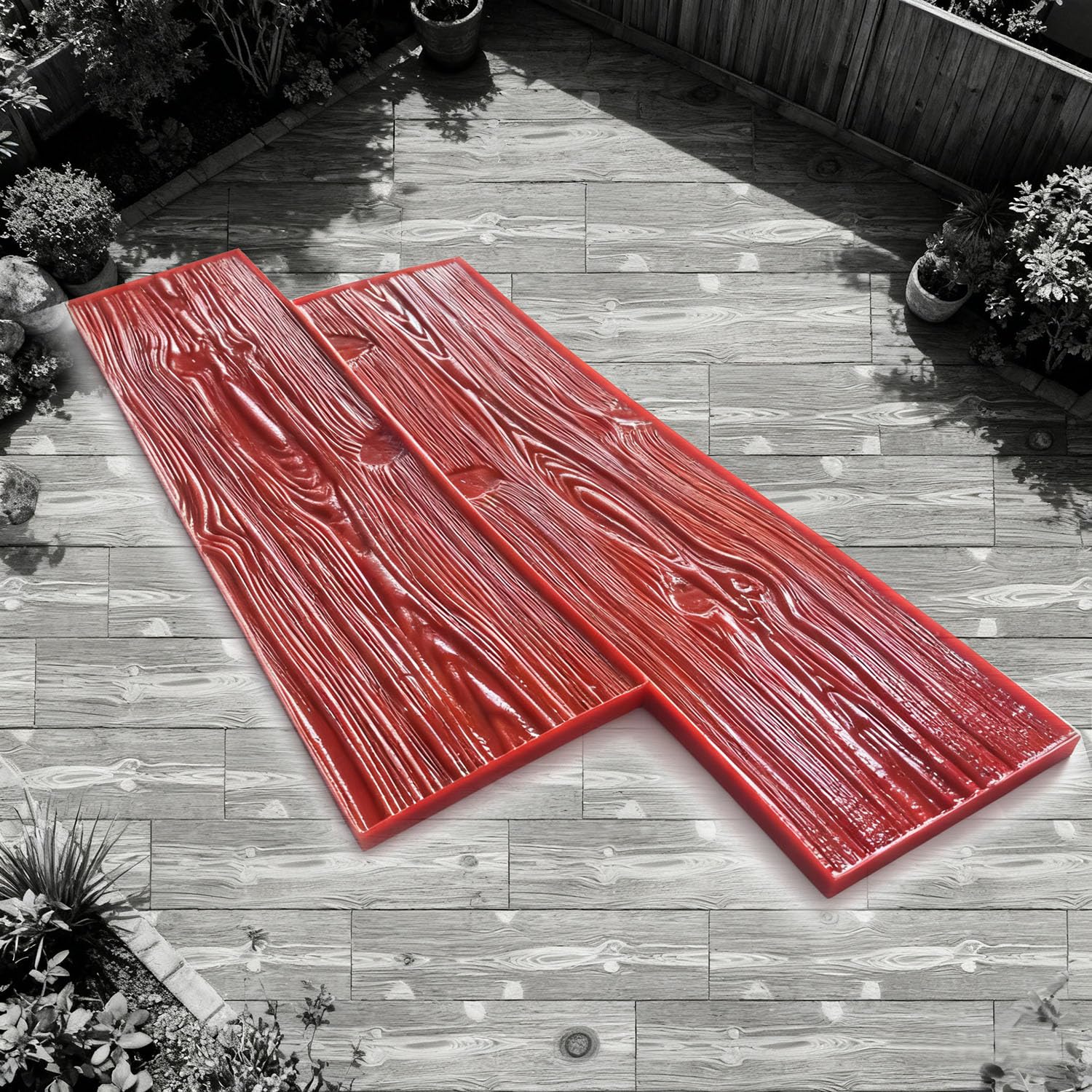 Wood grain mould,Concrete stamp,Concrete mold,Concrete texture stamp,Decorative concrete stamp,Molde para concreto,Concrete stamps mats set,Stamped