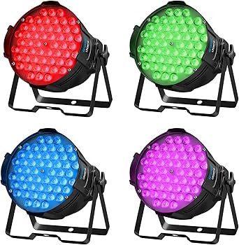 Amazon.co.jp: BETOPPER ステージライト 54x3W RGB LED 舞台照明