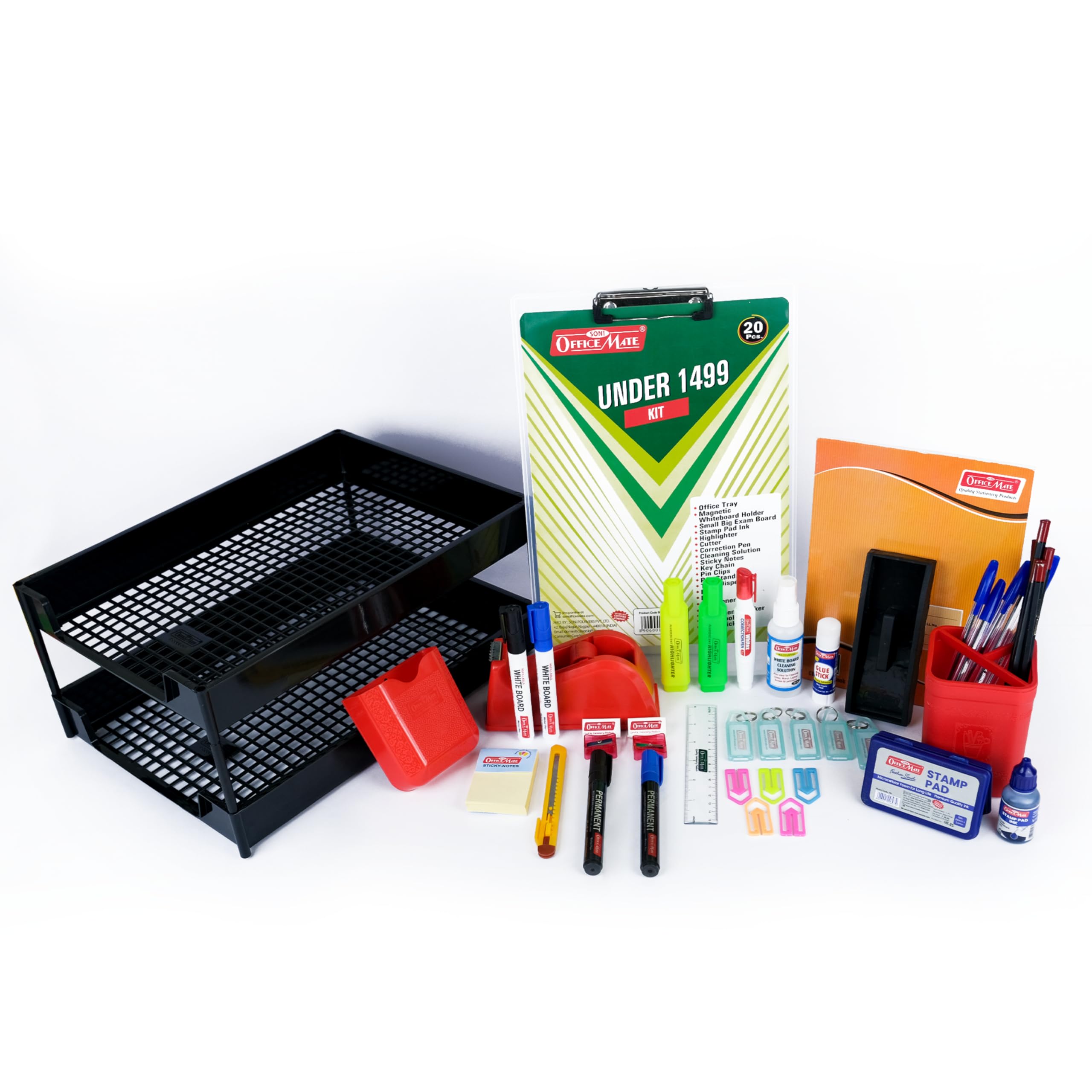 Stationery Kit @1499, Premium All-in-One Office & Study Set with Office Tray, Exam Boards & Desk Essentials-image-23