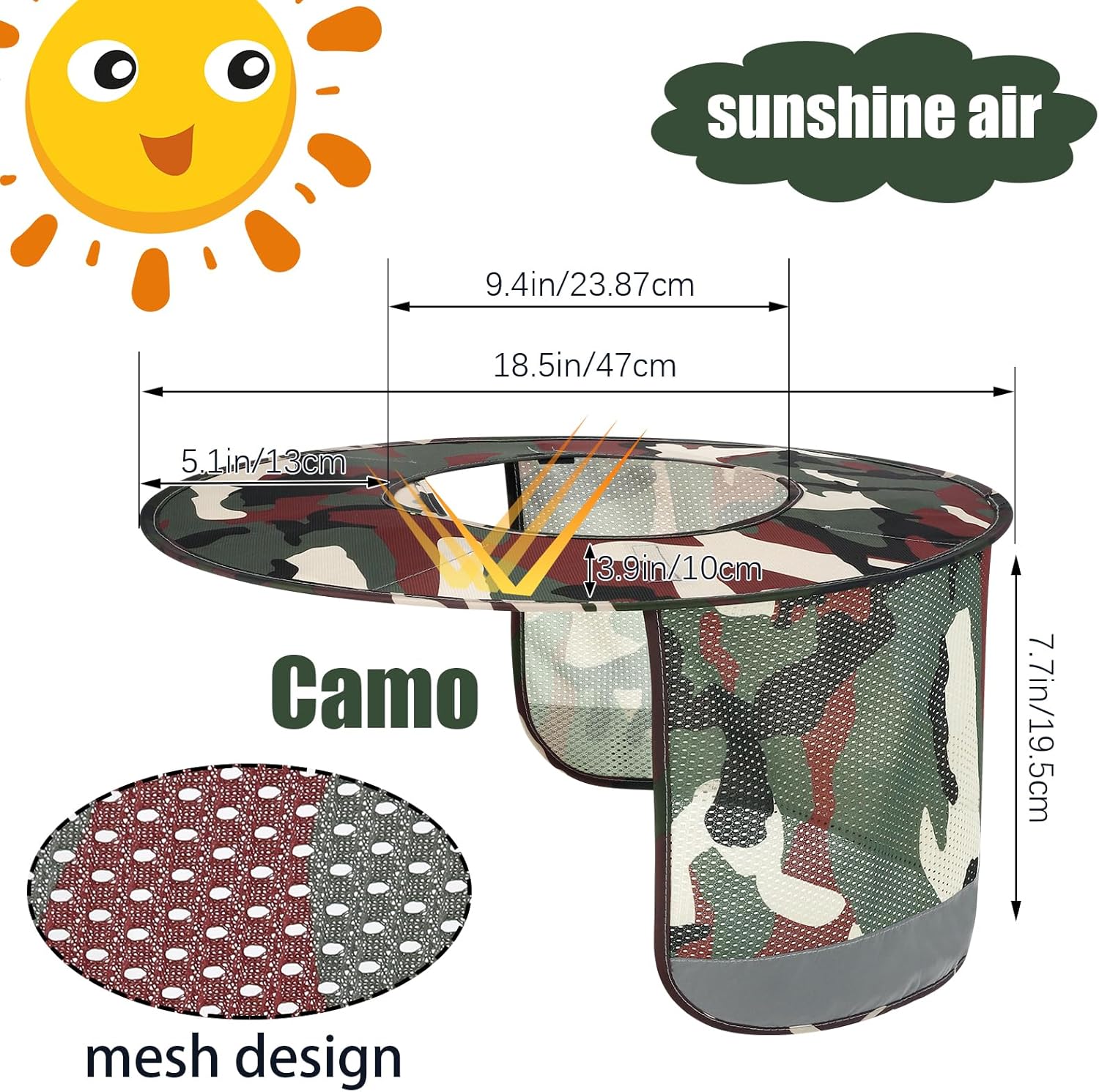 Jspupifip 10 Pack Hard Hat Sun Shade Full Brim High Visibility Hard Hat Sun Visor with Reflective Strip for Construction Sites