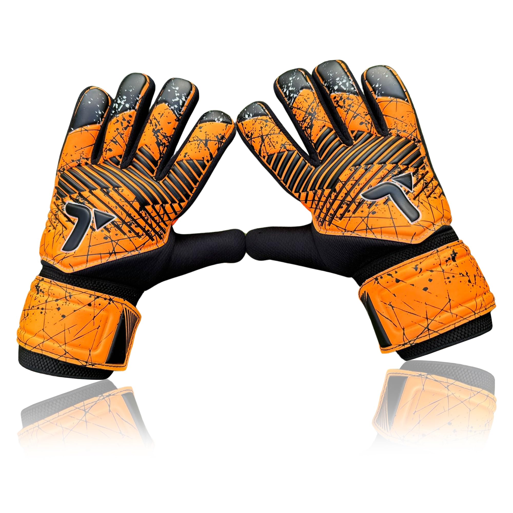 TIGEAR SuperJam Goalkeeper Gloves (Orange, 6) - Image 2