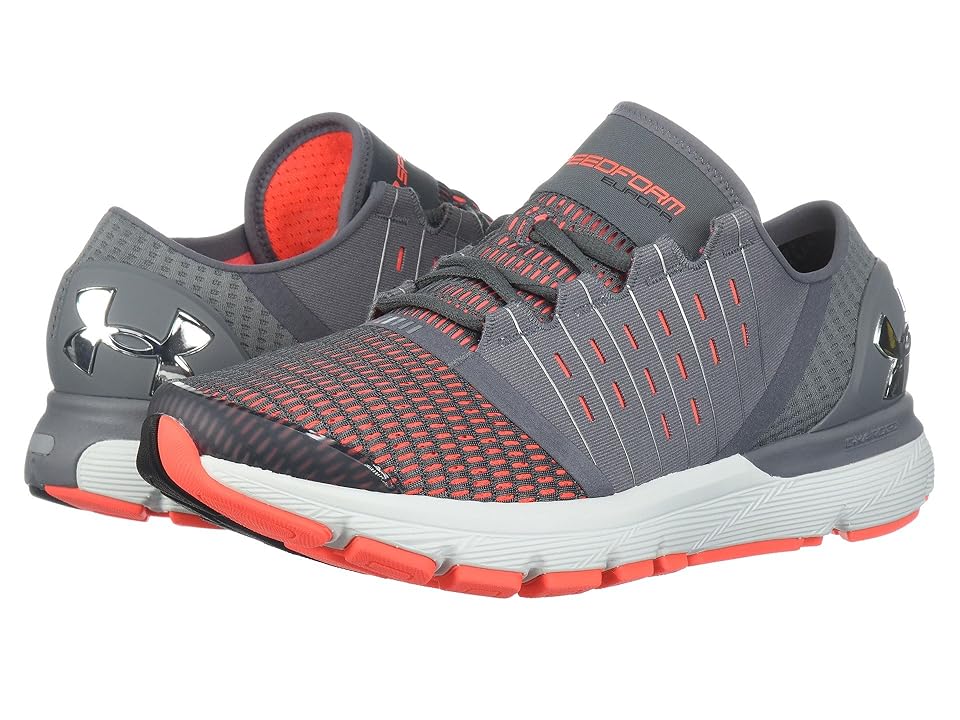 

Under Armour UA Speedform Europa (Graphite/Neon Coral/Chrome) Men's Running Shoes