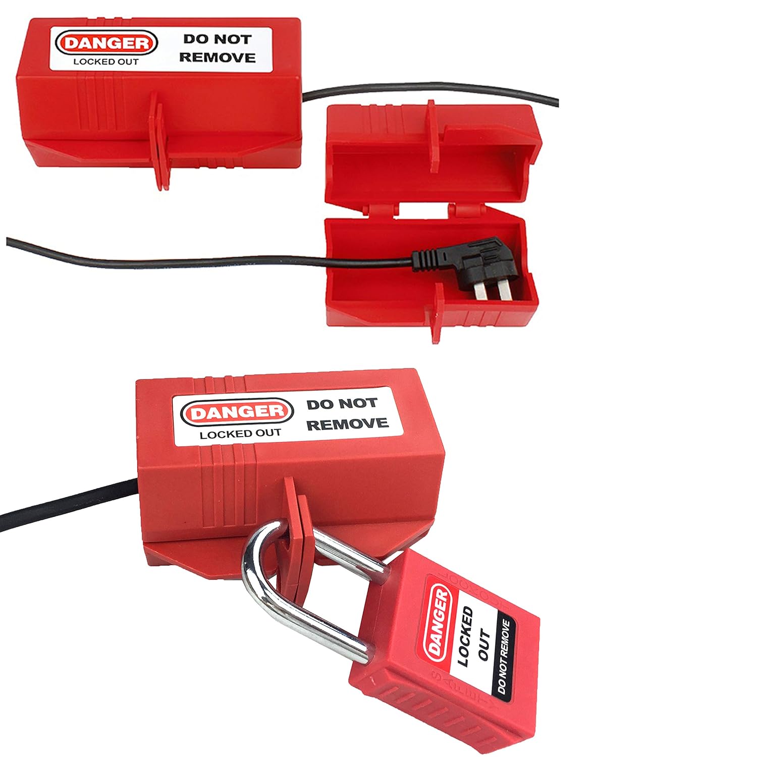 Buy 2 get 3 TSafe Commercial Lockout Tagout Kit- with Locks, Breaker Lock Outs, Plug Loto, Hasps, and Tags ❤ Crazy Deals TSafe Commercial Lockout Tagout Kit- with Locks, Breaker Lock Outs, Plug Loto, Hasps, and Tags