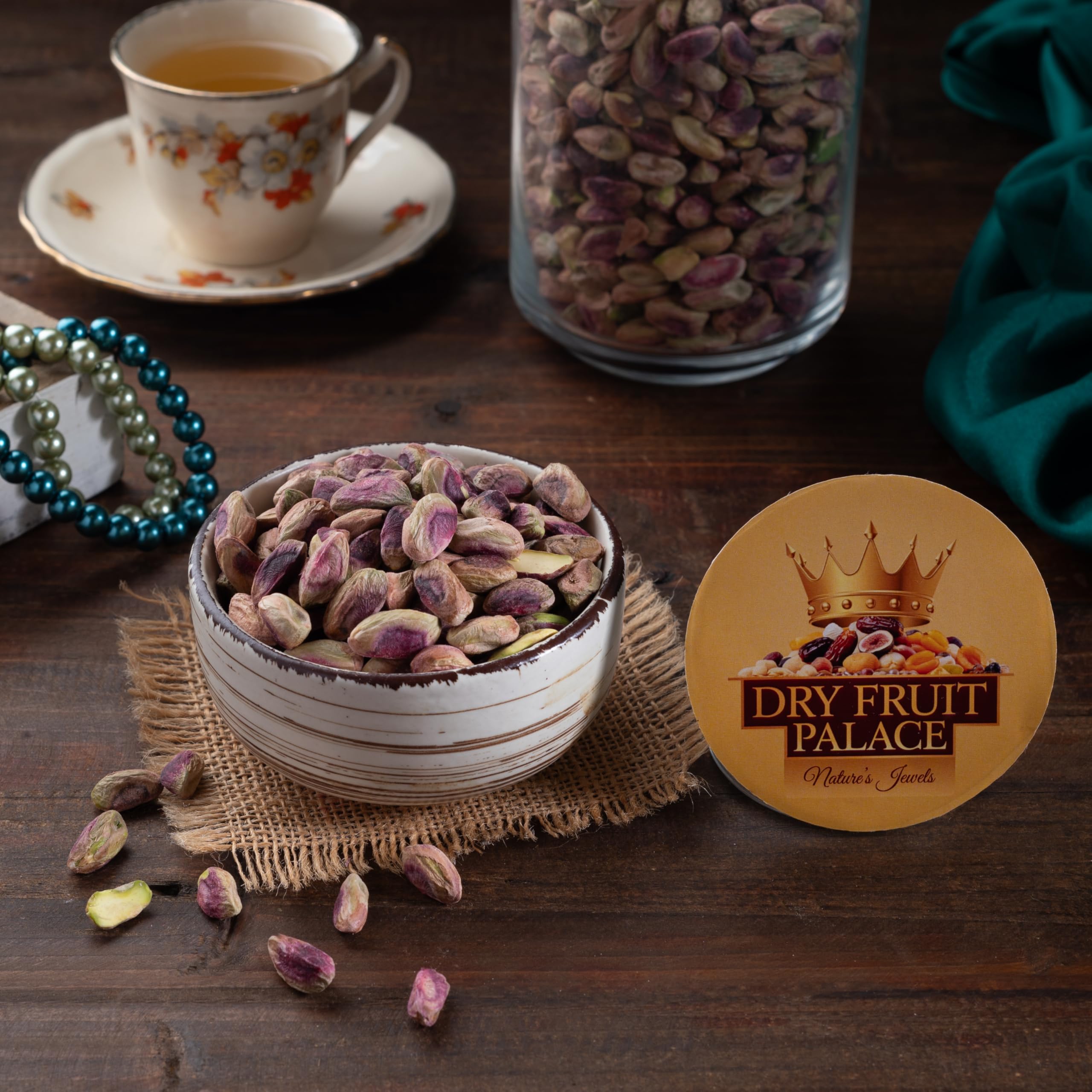 Dry Fruit Palace Premium Pista Kernels, Plain Pistachios, Raw (50gm) 4