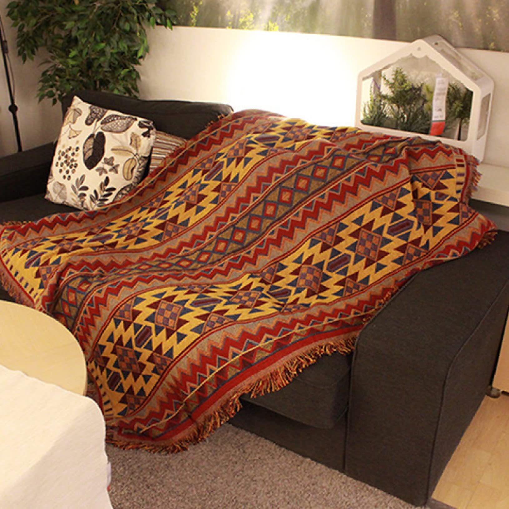 Amazon｜エスニック ソファーカバー ソファカバー ネイティブ 長方形