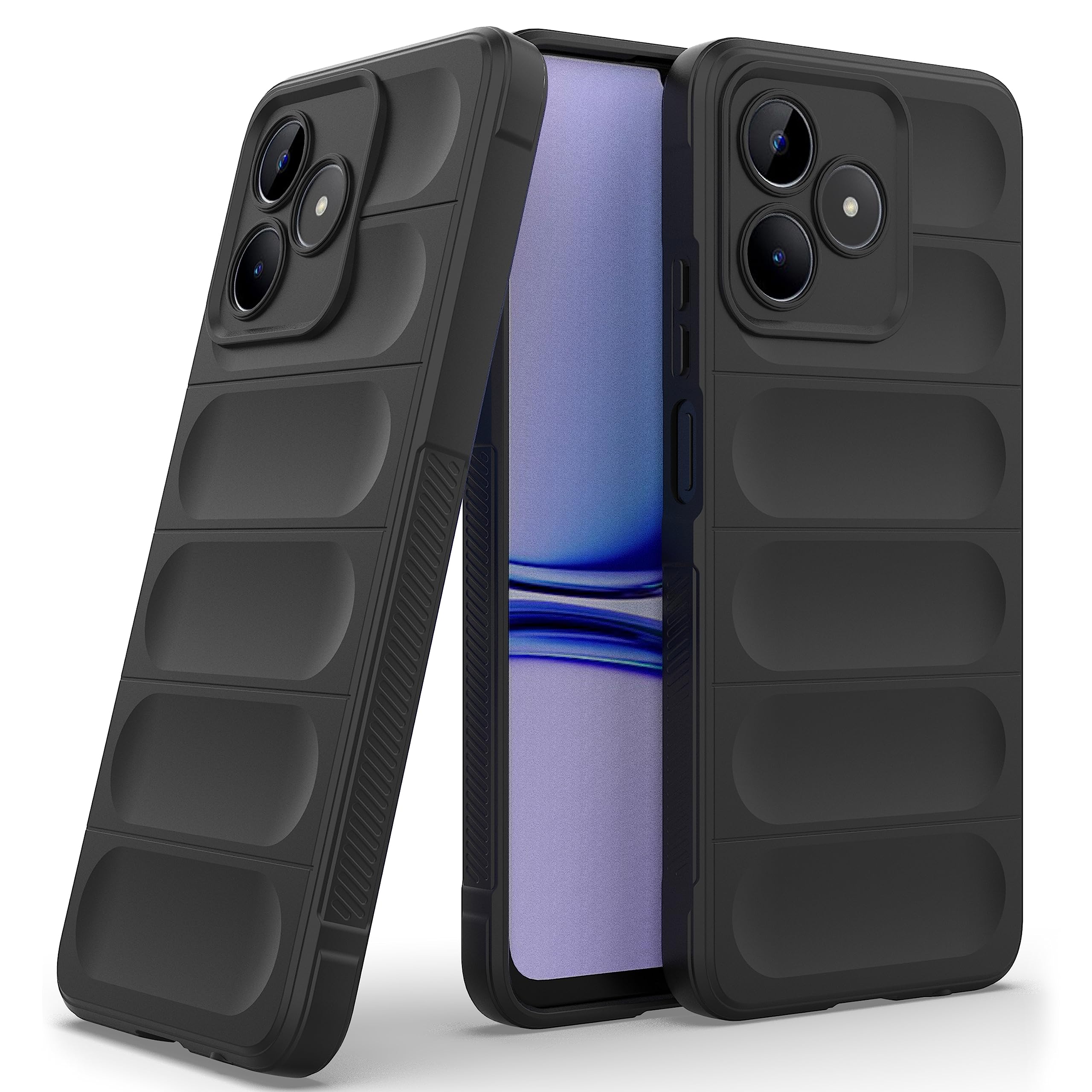 Amazon Basics Back Case Cover for Realme Narzo N53 | Compatible for Realme Narzo N53 Back Case Cover | Liquid Silicon Magic Case for Realme Narzo N53 with Camera Protection | Black (B0C863SVRG) Amazon Price History, Amazon Price Tracker