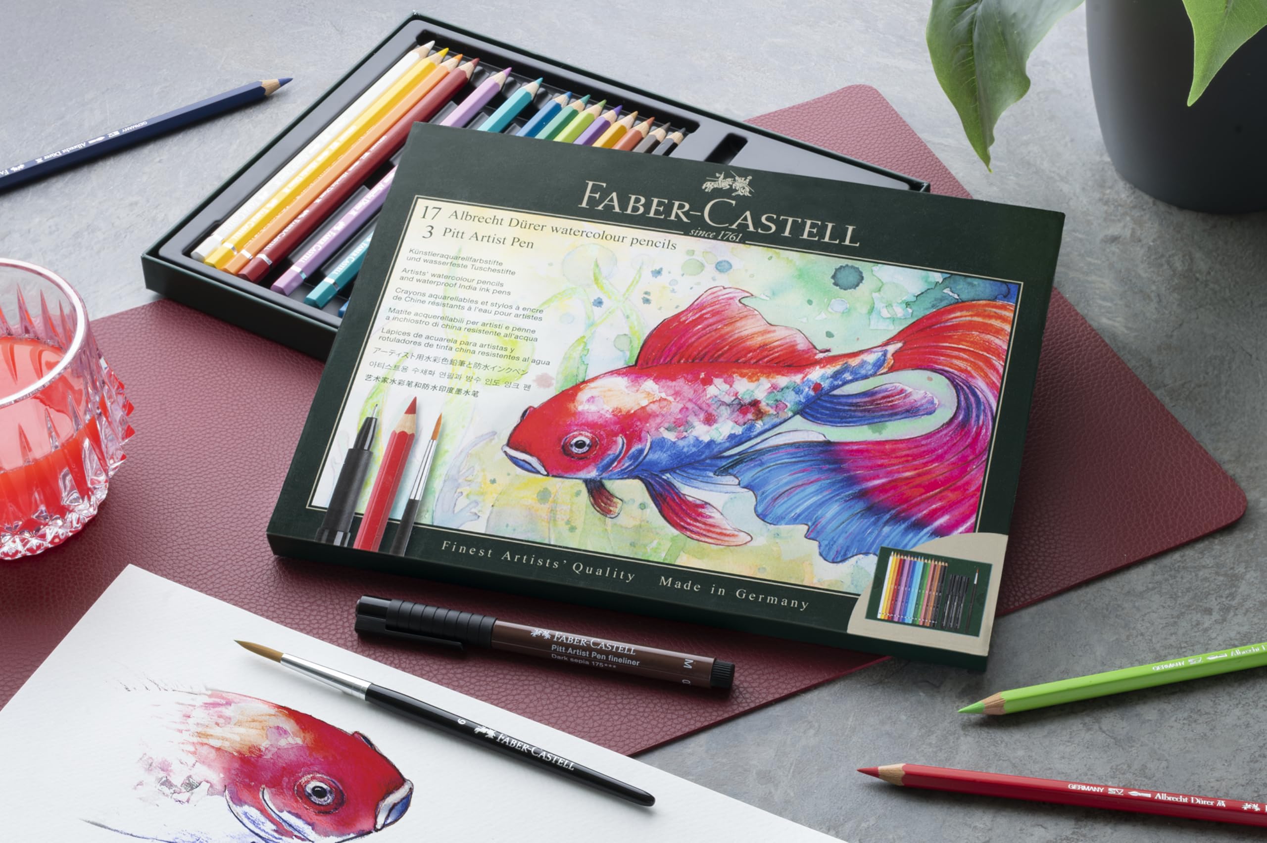 FABER-CASTELL - zestaw Albrecht Dürer & Pitt Artist Pen, 21-częściowy
