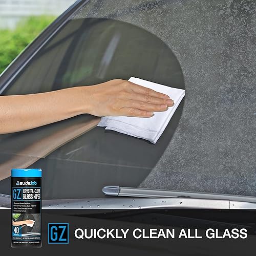 Miniatura 2 de Suds Lab GZ - Toallitas de vidrio transparente, sin rayas, para lavado de parabrisas, espejo y ventanas, toallitas desechables para ventanas de