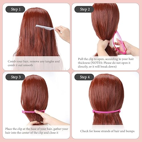 Miniatura 10 de 6 peines de plátano, peines de plátano, clip de plátano, peine de sujeción de cola de pez, clip de pez para cabello de mujer, clip de plátano en