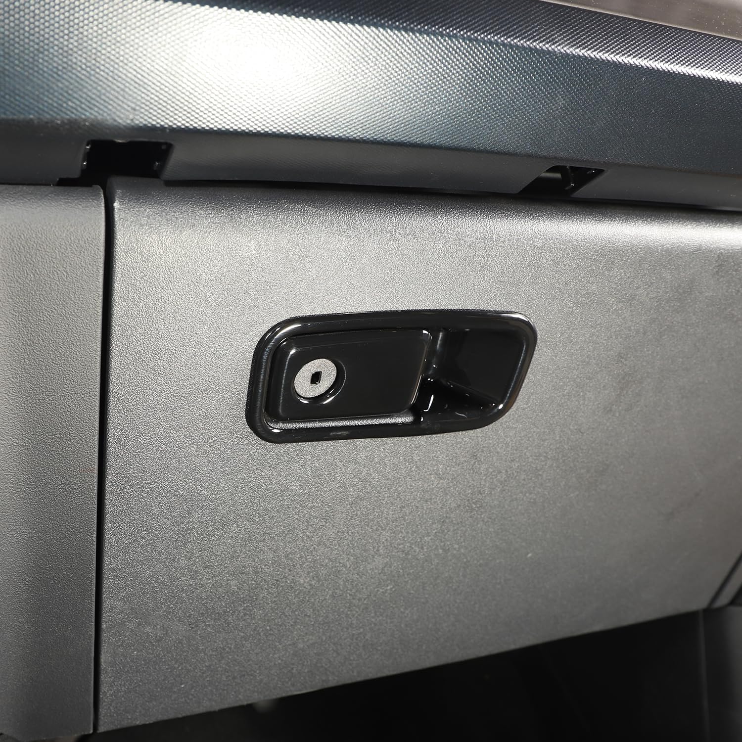 for Bronco Glove Box Latch Handle Cover Trim Black for Ford Bronco 2021 2022 2023 up Black Interior Accessories