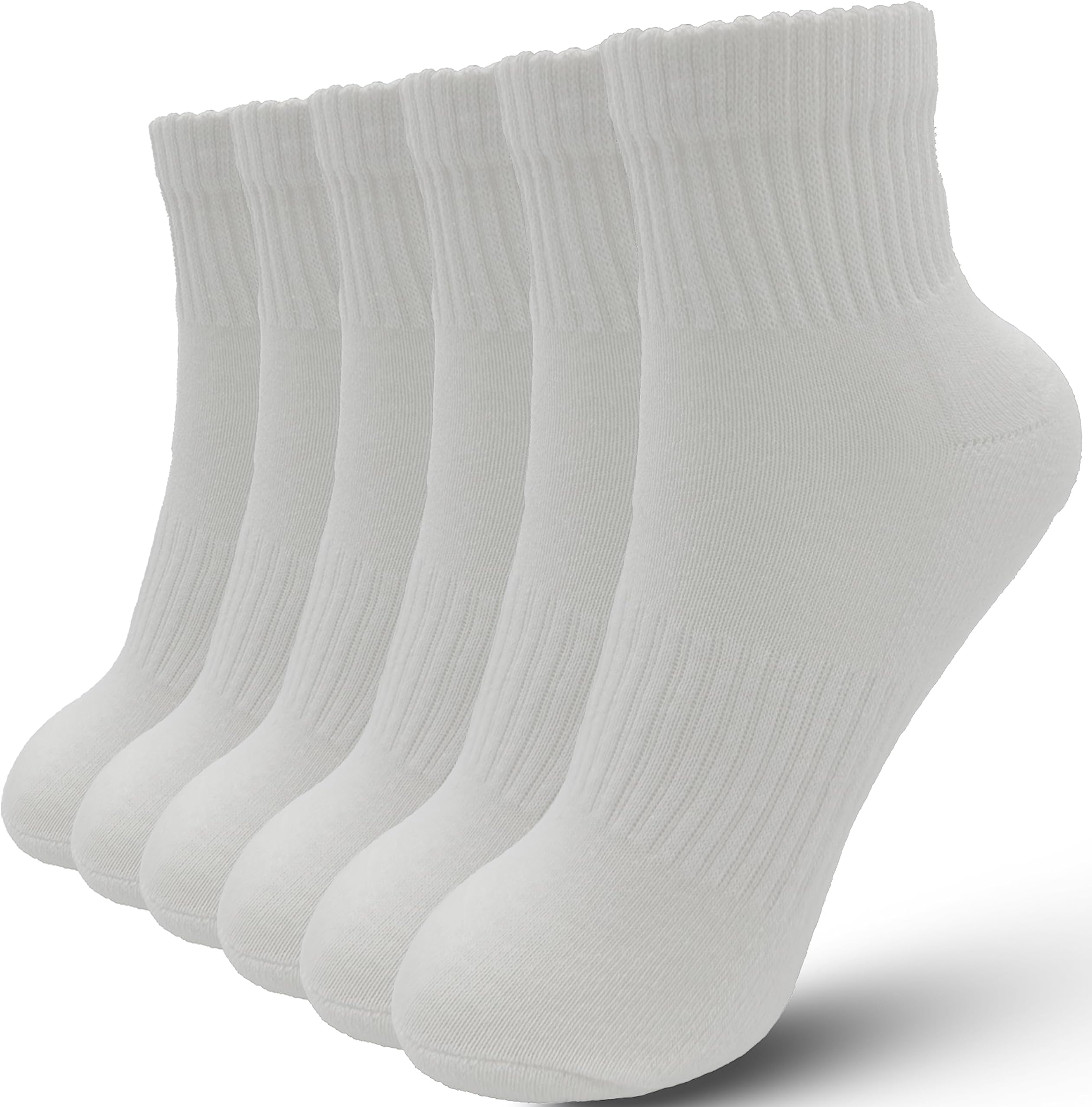 FR FABRIZA COMFORT LEGACYFabriza Sports Socks for Men & Women, Performance Short Crew Socks for Walking Hiking Trainer Socks (6 Pack)
