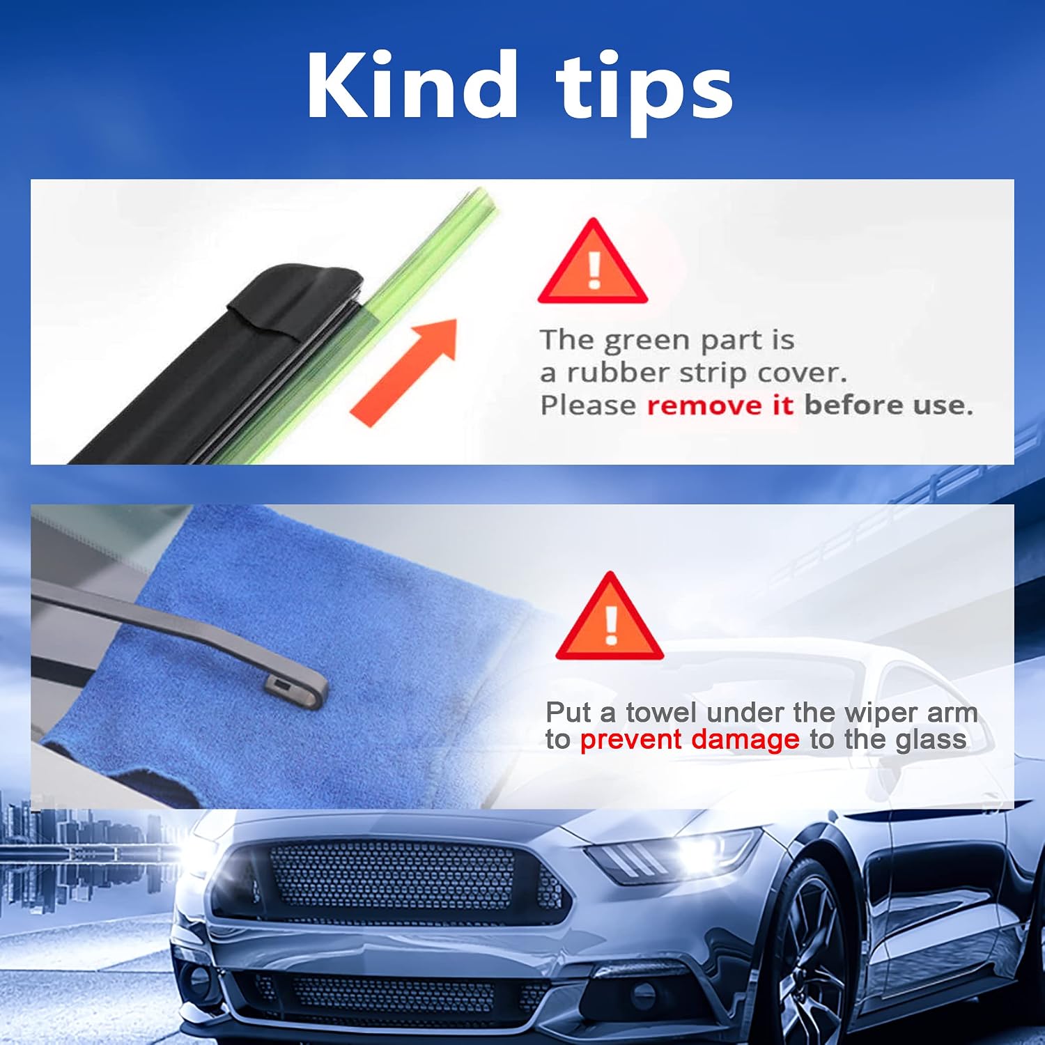 RAINTOK Windshield Wiper Blade Set Replacement for 2015-2020 Jeep Renegade Original Equipment Replacement Front Wiper Blades-22"/20"/11" (Set of 3) Top lock
