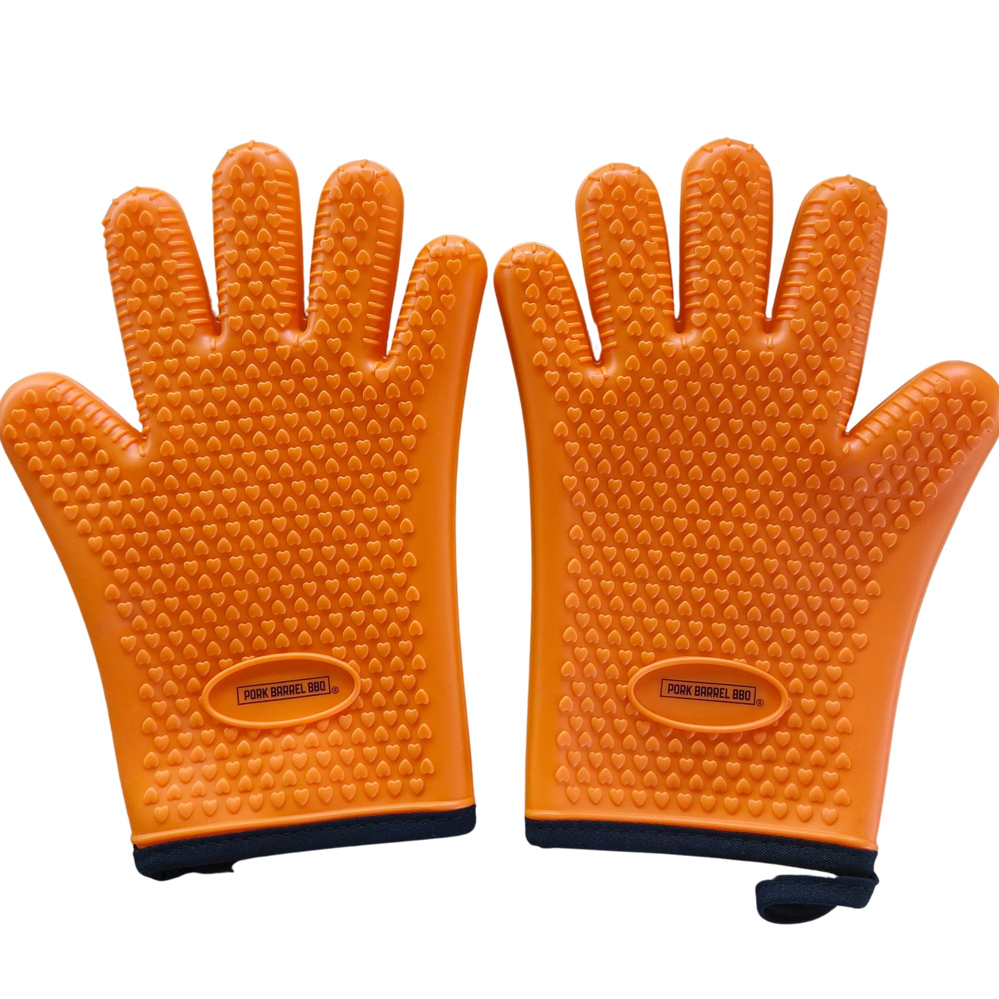 Pork Barrel BBQ BBQ Gloves - Ultimate Grill Accessories, Heat Resistant Gloves for Grilling & Cooking, Perfect for Outdoor Kitchen & Charcoal Grill, Oven Mitts, Cast Iron Griddle, Great Gift for Men