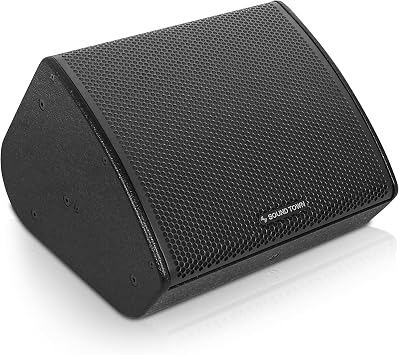 Sound Town CARME Series 8" Multipurpose Loudspeaker/Monitor with Coaxial Compression Driver, Birch Plywood for Installation, Live Sound, Karaoke, Bar, Church, Black CARME-8MM