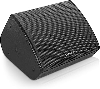 Sound Town CARME Series 8" Multipurpose Loudspeaker/Monitor with Coaxial Compression Driver, Birch Plywood for Installation, Live Sound, Karaoke, Bar, Church, Black (CARME-8MM)