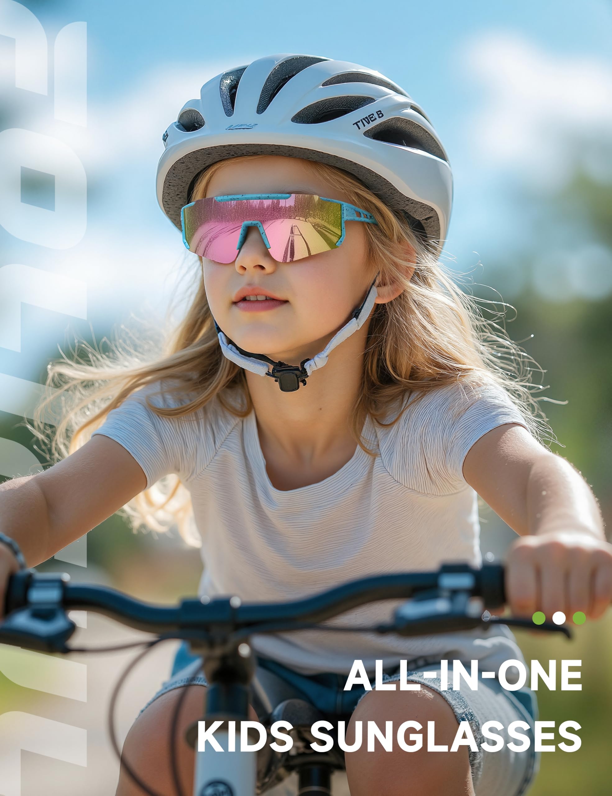 Polarisierte Sonnenbrille für Herren und Damen, Herren, leichte UV-Sonnenbrille zum Angeln, Fahren, Golf