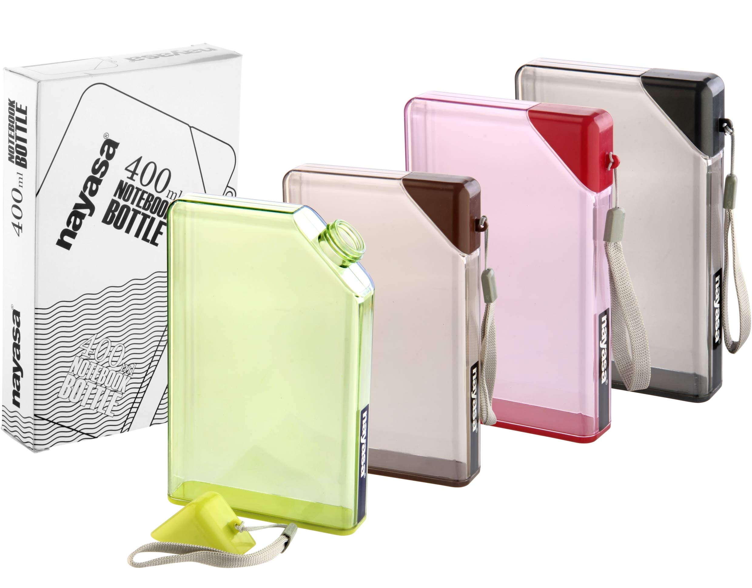 Nayasa Notebook Plastic Fridge Water Bottle (400 ml, Multicolour), Set of 1-picture-18