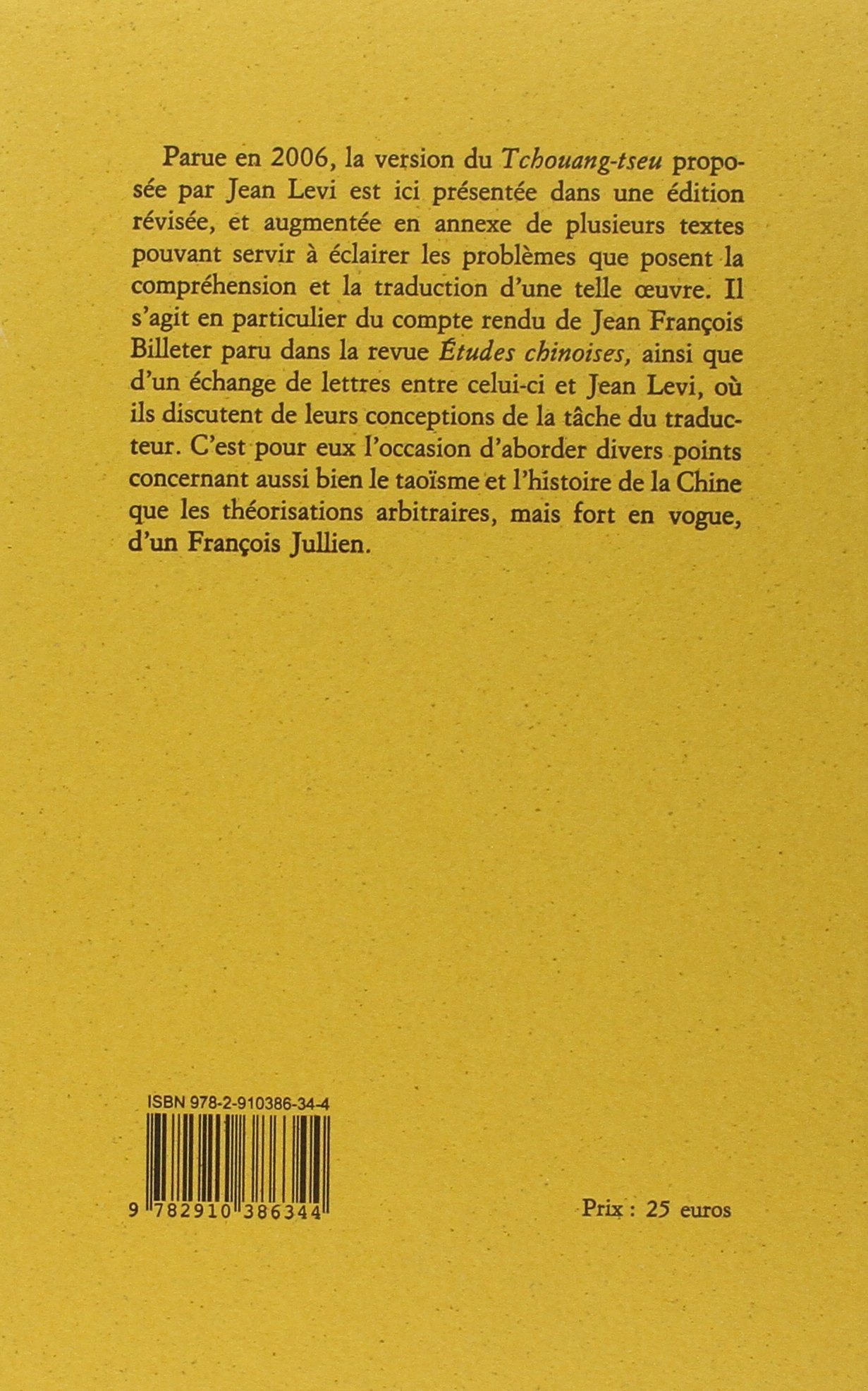 Les Oeuvres de Maître Tchouang