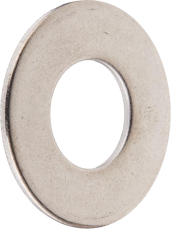 100 Pcs Stainless Steel Flat Washers (3/8") | SAE Flat Washers for Bolts, Nuts & Screws | 18-8 Stainless Steel Hardware for Wood, Metal, Construction & Corrosion-Resistant Applications