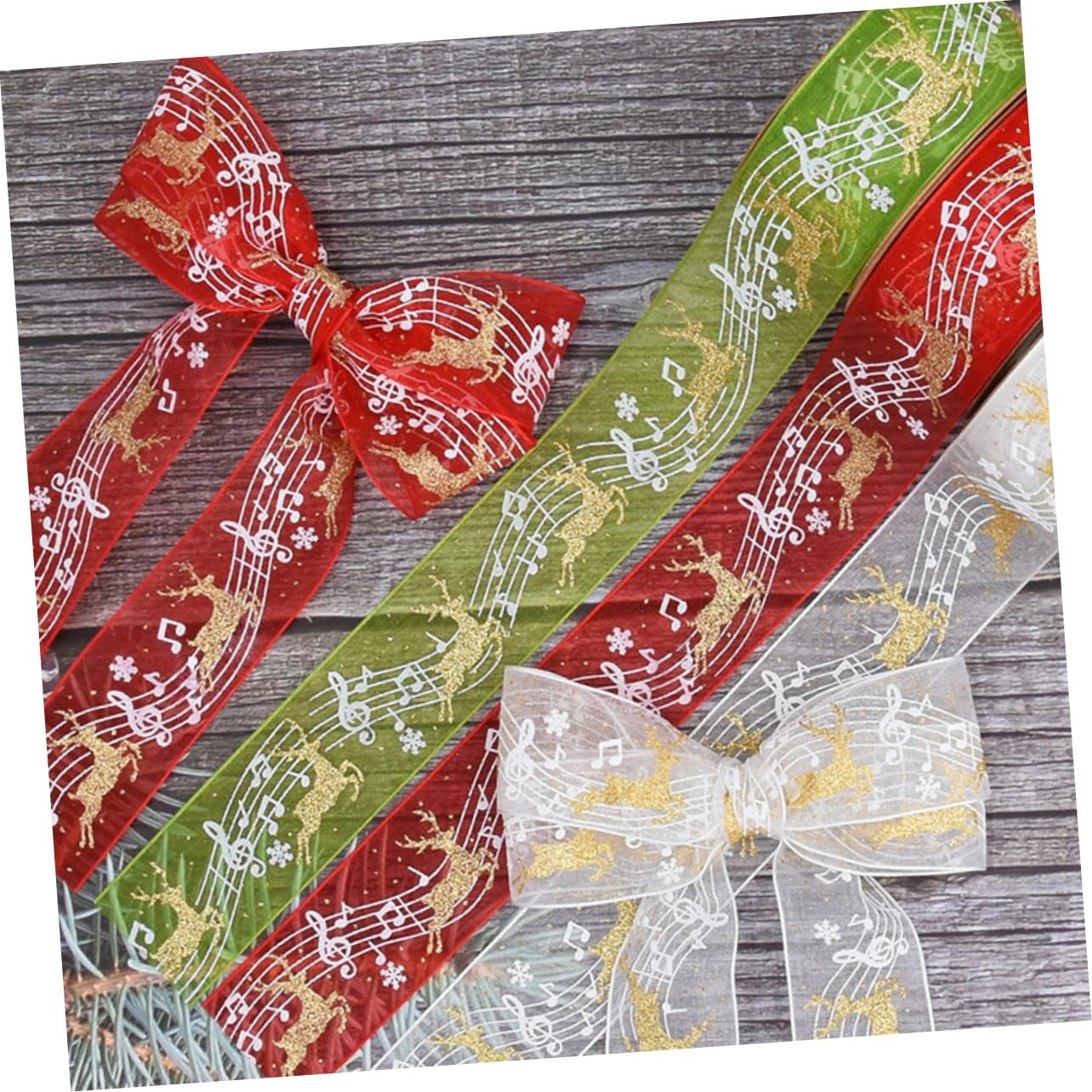 Operitacx 15stücke Teiliges Weihnachtsband Dekorative Geschenkbänder Pro Für Geschenkverpackung Party-dekoration Und -projekte